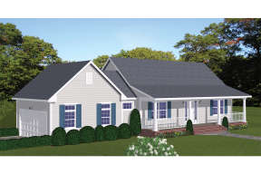 Country House Plan #526-00025 Elevation Photo