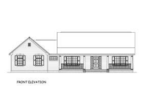 Country House Plan #526-00025 Elevation Photo