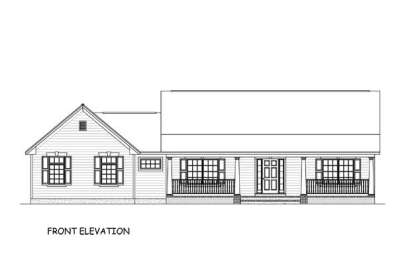 Country House Plan #526-00025 Elevation Photo
