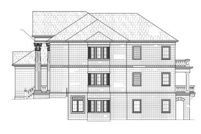 Classical House Plan #4195-00016 Elevation Photo