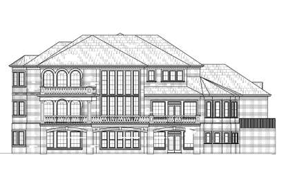 Classical House Plan #4195-00016 Elevation Photo