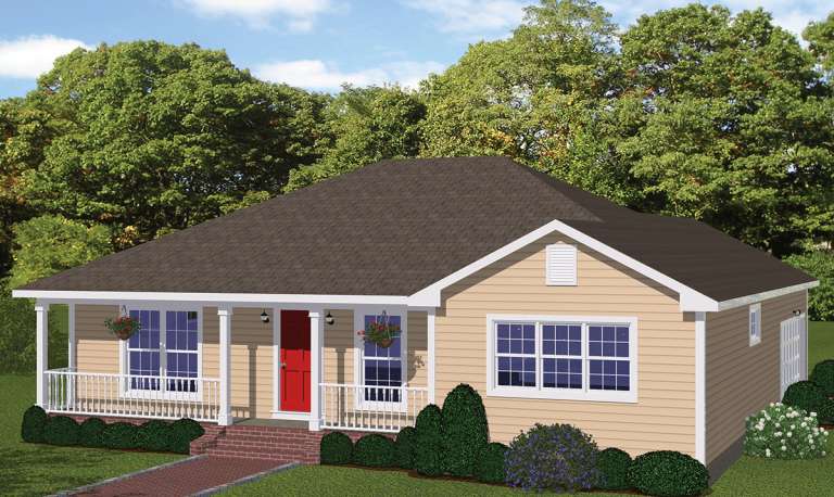 House Plan House Plan #18852 Front Elevation