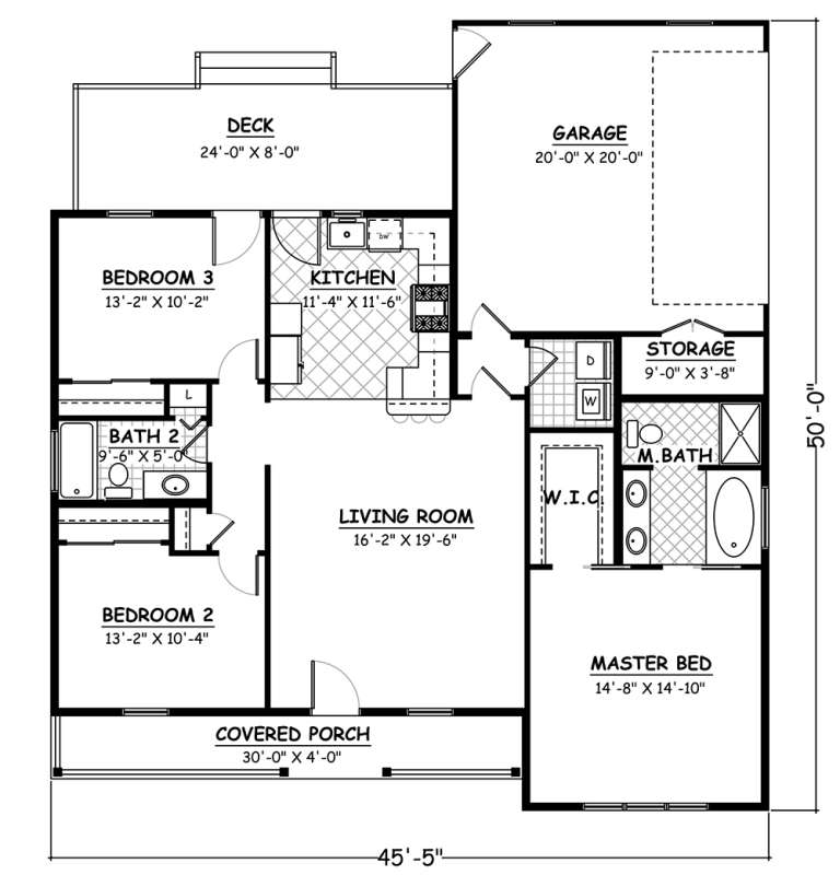 House Plan House Plan #18852 Drawing 1