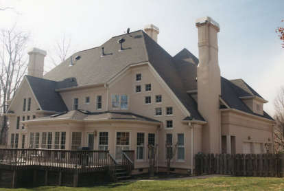 European House Plan #4195-00017 Elevation Photo