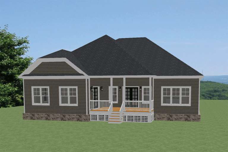 Craftsman House Plan #6849-00041 Elevation Photo