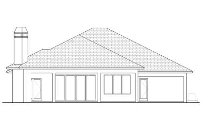 Florida House Plan #207-00054 Elevation Photo