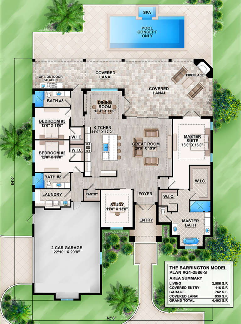 House Plan House Plan #18857 Drawing 1