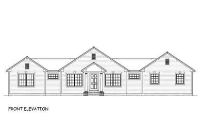 Ranch House Plan #526-00028 Elevation Photo
