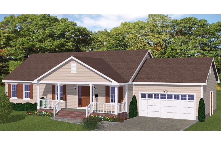 House Plan House Plan #18860 Front Elevation