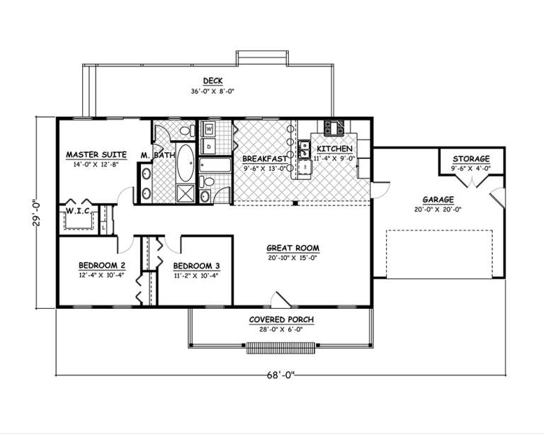 House Plan House Plan #18860 Drawing 1