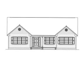 Ranch House Plan #526-00030 Elevation Photo