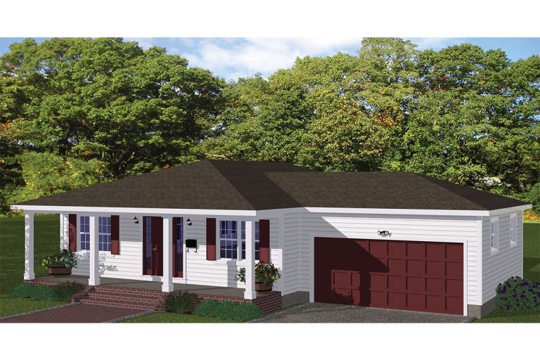 House Plan House Plan #18863 Front Elevation