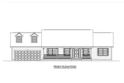 Ranch House Plan #526-00033 Elevation Photo