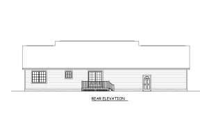 Ranch House Plan #526-00033 Elevation Photo