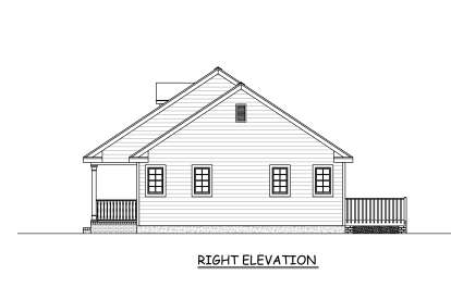 Ranch House Plan #526-00033 Elevation Photo