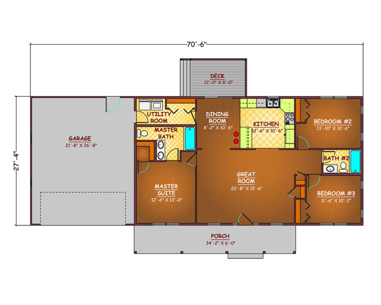 House Plan House Plan #18864 Drawing 1