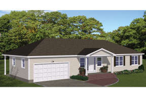 Ranch House Plan #526-00034 Elevation Photo