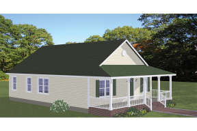 Ranch House Plan #526-00035 Elevation Photo