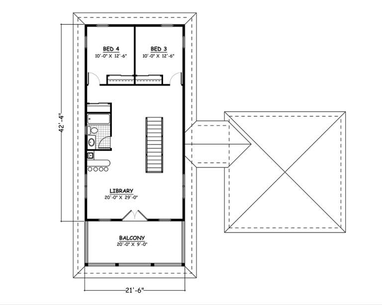 House Plan House Plan #18869 Drawing 2