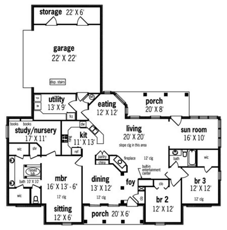 House Plan House Plan #1887 Drawing 1
