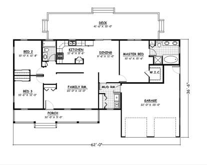 Floorplan1 for House Plan #526-00039