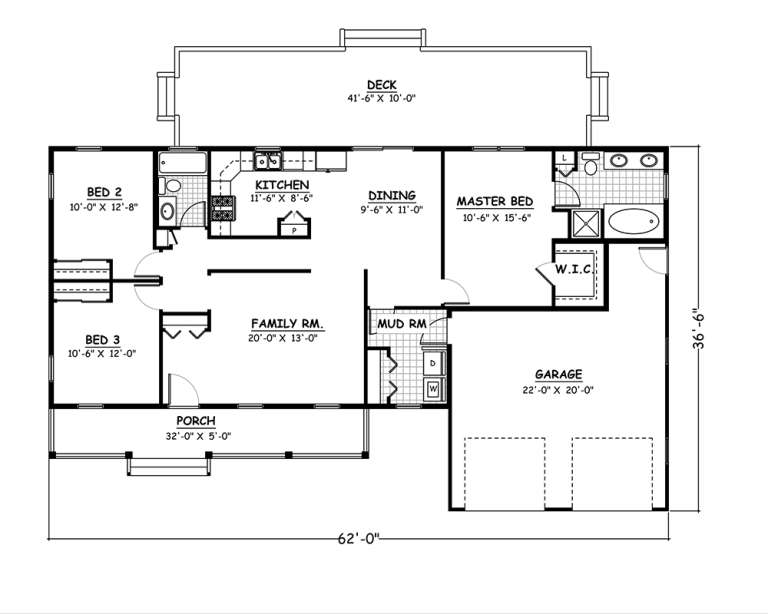 House Plan House Plan #18872 Drawing 1