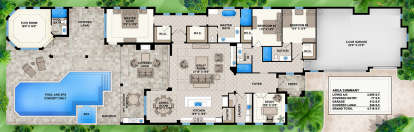 Floorplan 1 for House Plan #207-00058