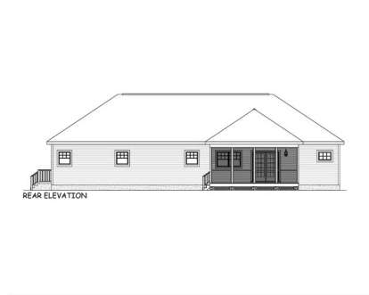 Ranch House Plan #526-00040 Elevation Photo