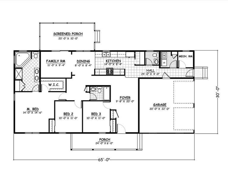House Plan House Plan #18874 Drawing 1