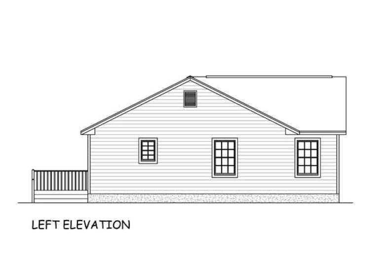Ranch House Plan #526-00042 Elevation Photo