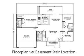 Floorplan 2 for House Plan #526-00042