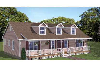 Country House Plan #526-00045 Elevation Photo