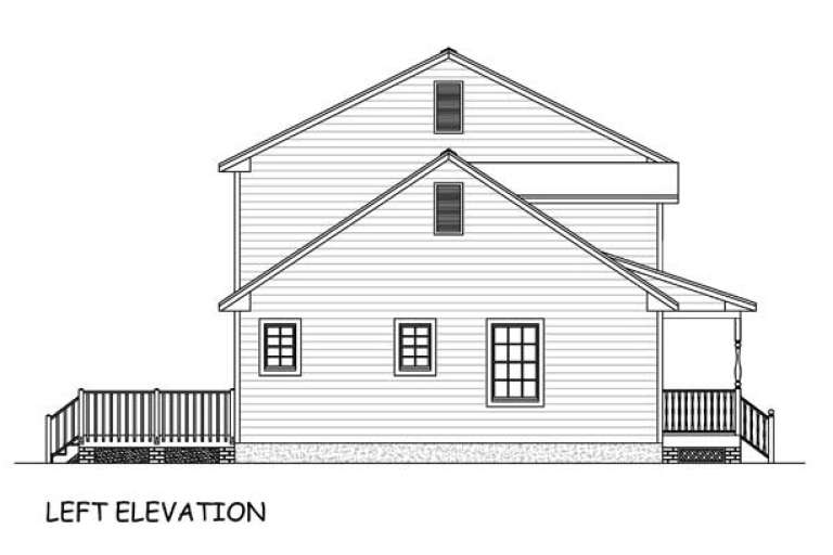 Country House Plan #526-00046 Elevation Photo