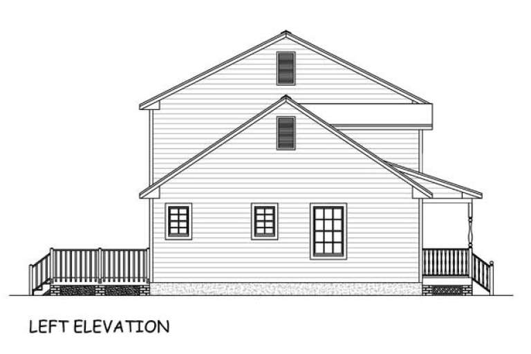Country House Plan #526-00046 Elevation Photo