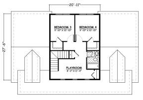Floorplan 2 for House Plan #526-00046