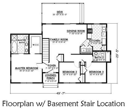 Floorplan 2 for House Plan #526-00047