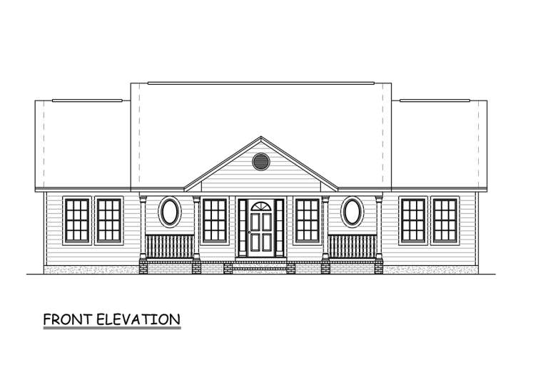 Traditional House Plan #526-00051 Elevation Photo