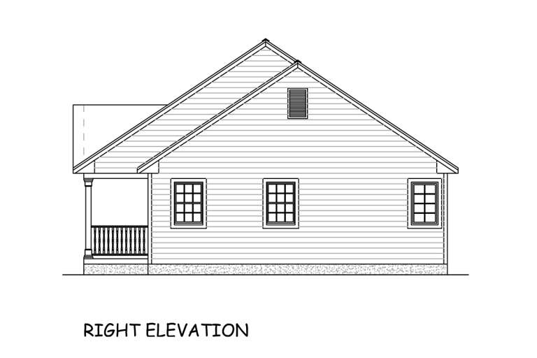 Traditional House Plan #526-00051 Elevation Photo