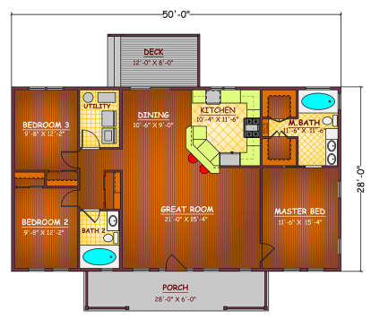 House Plan House Plan #18888 Drawing 1
