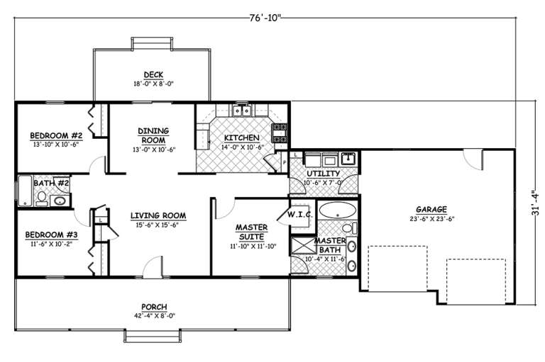 House Plan House Plan #18889 Drawing 1