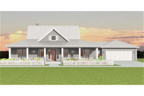 Farmhouse House Plan #3125-00019 Elevation Photo