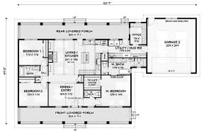 Main Floor for House Plan #3125-00019