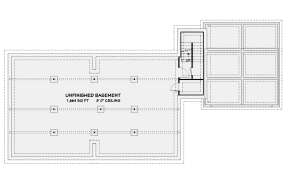 Basement for House Plan #3125-00019