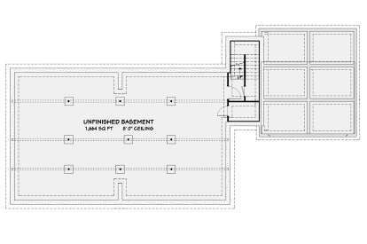 Basement for House Plan #3125-00019