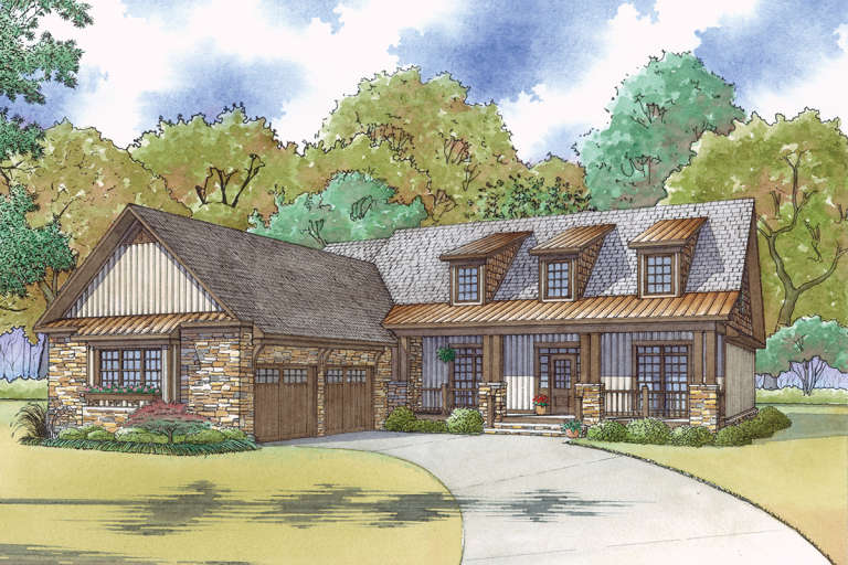 House Plan House Plan #18897 Front Elevation