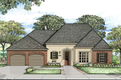 French Country House Plan #7516-00011 Elevation Photo