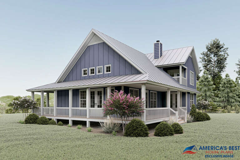 Country House Plan #940-00072 Elevation Photo