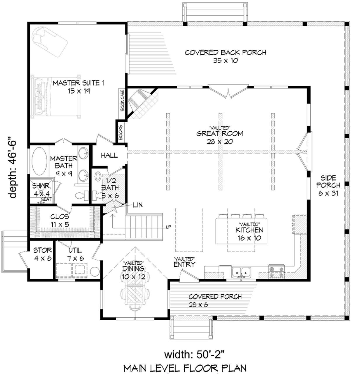 First Floor for House Plan #940-00072