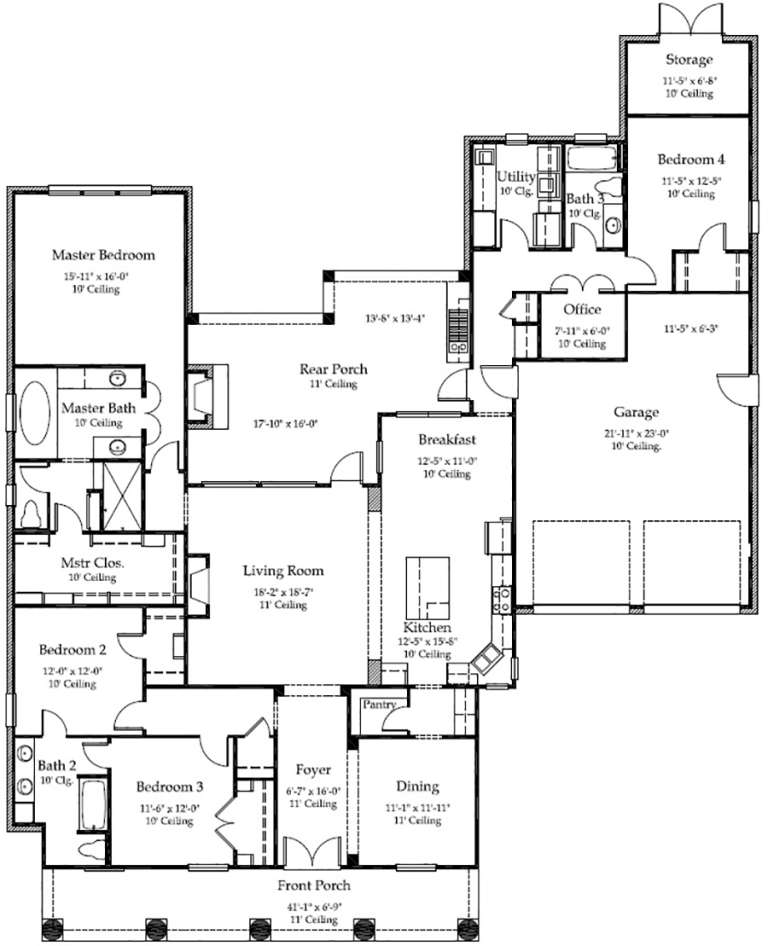 House Plan House Plan #18905 Drawing 1