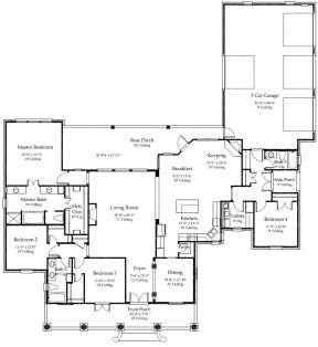 Main Level for House Plan #7516-00013